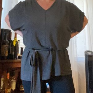 ALFANI Dolman-Sleeve Tie Tunic